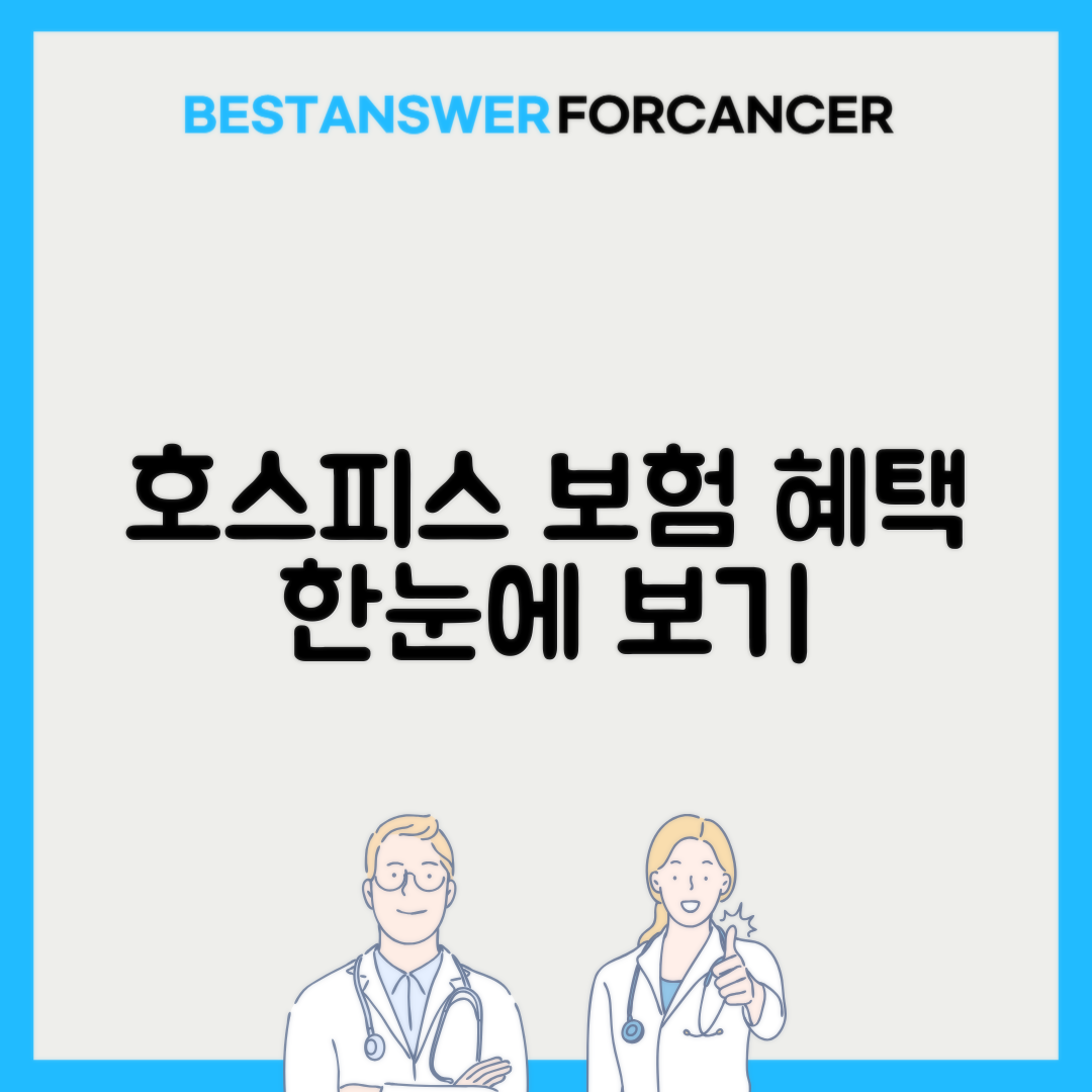 호스피스 완화의료 건강보험 혜택